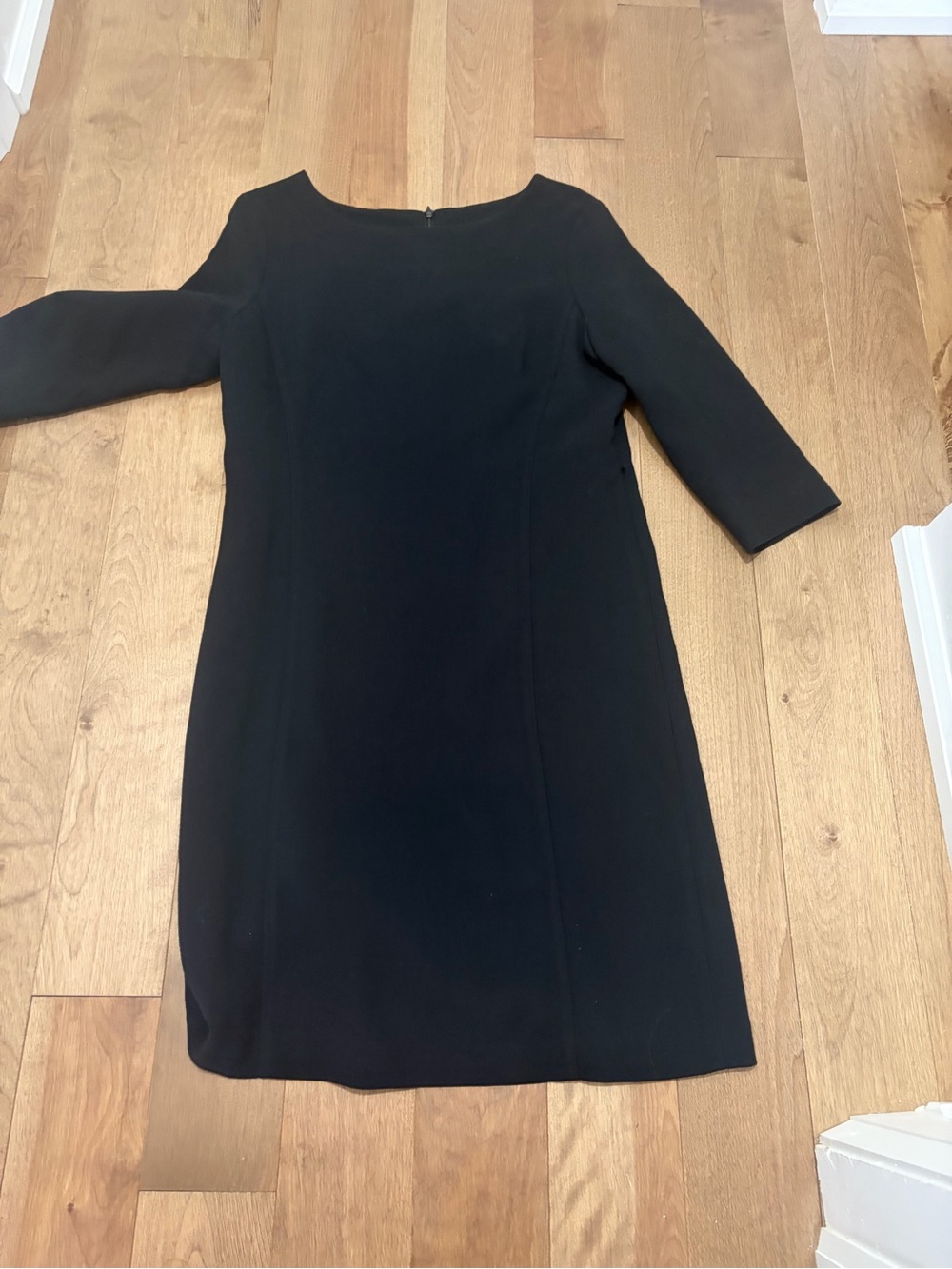 Jessica Black Three-Quarter Sleeve Sheath Dress